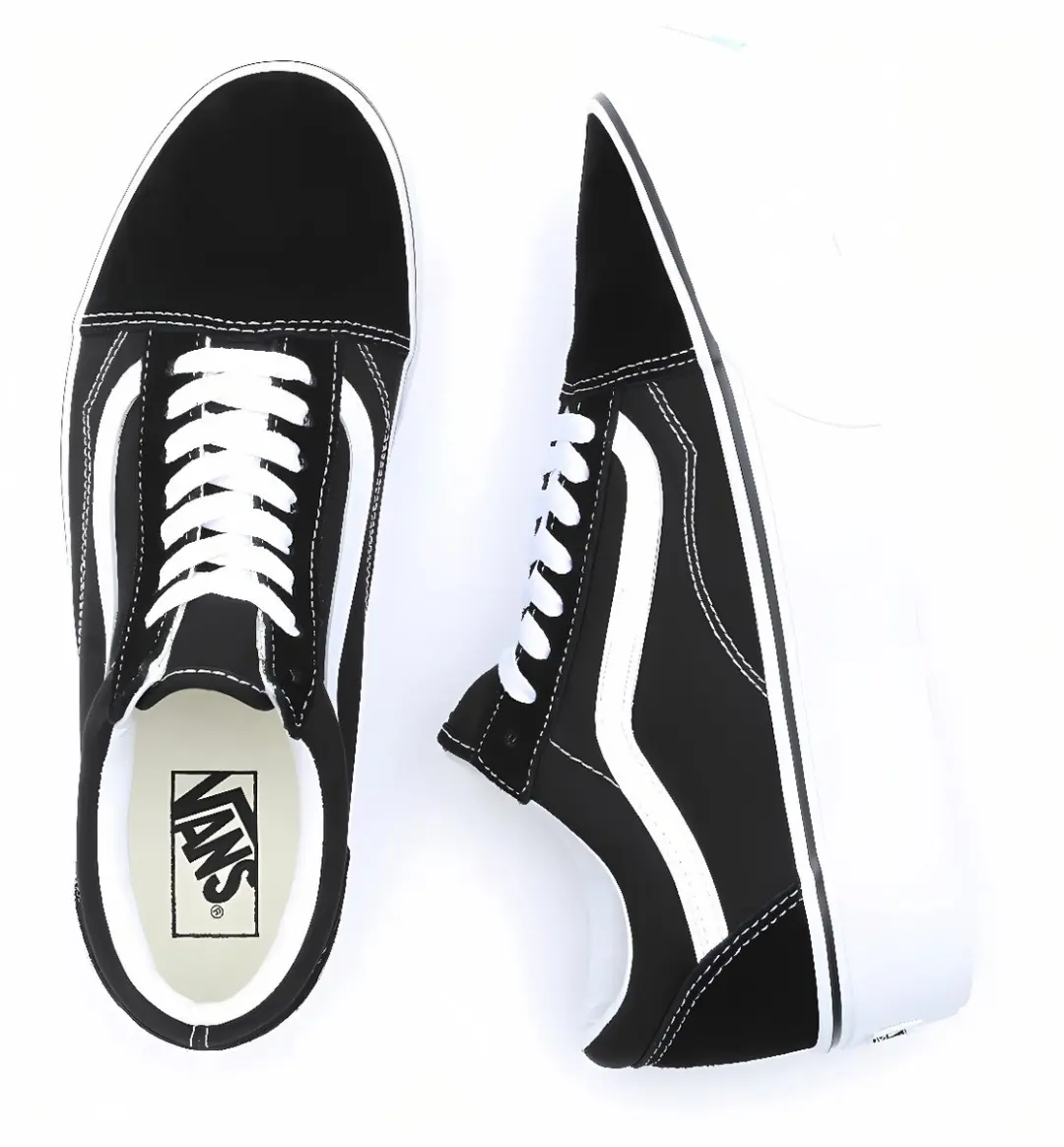 Vans Old Skool Stackform Sneakers - Zwart/Wit - afbeelding 2 van 6