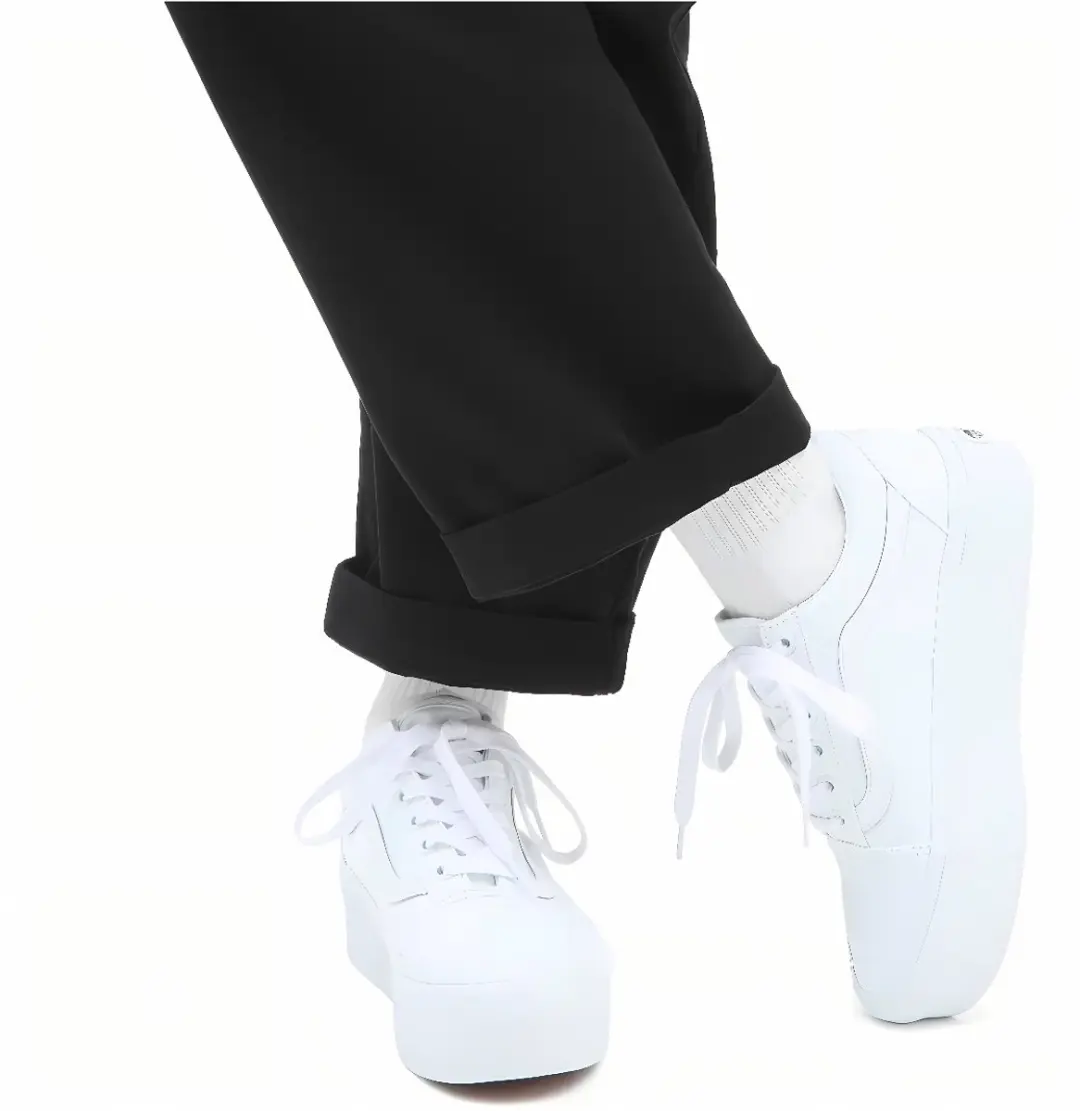 Vans Old Skool Stackform Sneakers - Zwart/Wit - afbeelding 5 van 6