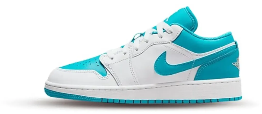 Nike Air Jordan 1 Low Aquatone GS (Maat 37,5 / US 5Y)