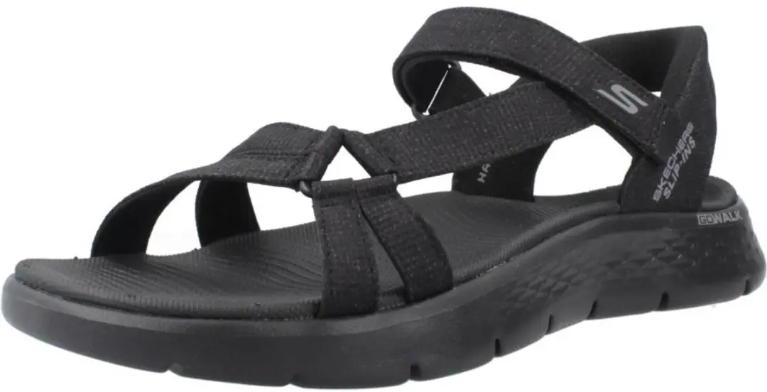 Skechers GOwalk Flex Sandalen - Dames - Zwart - afbeelding 4 van 6