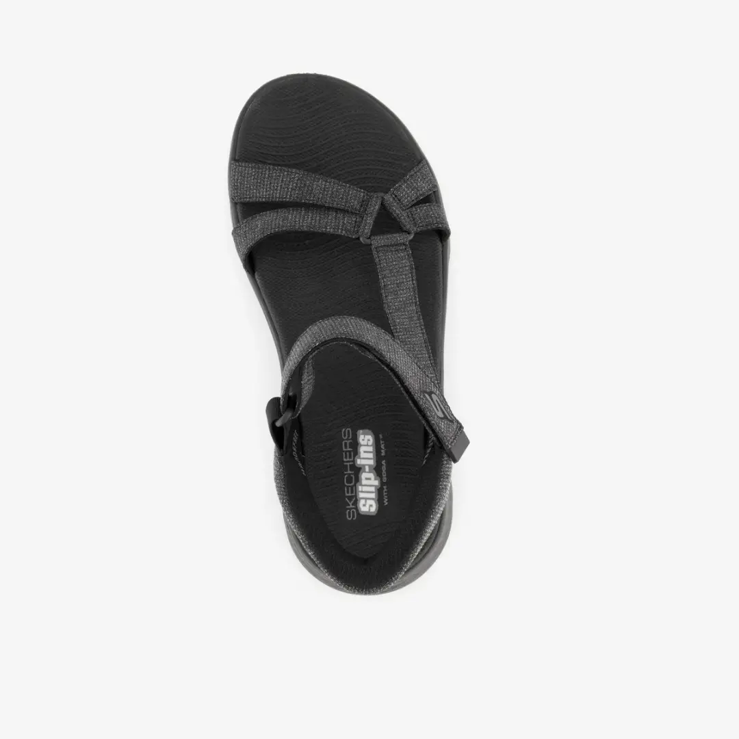 Skechers GOwalk Flex Sandalen - Dames - Zwart - afbeelding 2 van 6