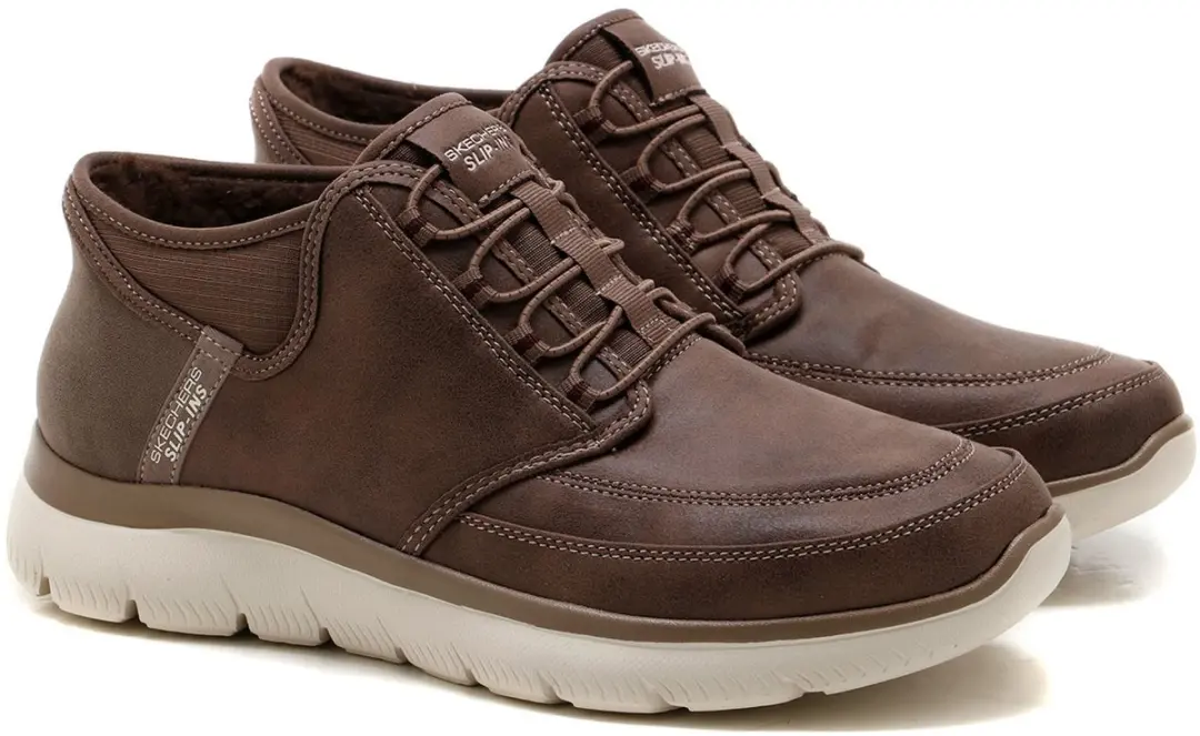 Skechers SUMMITS SIEGUL Heren Instappers - Chocolate - afbeelding 3 van 6