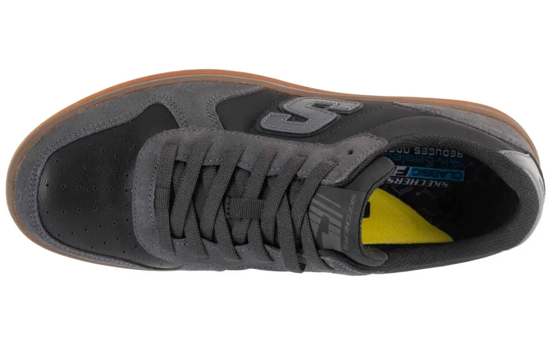 Skechers New Wave Cup Sneakers 210961-BKGY - Zwart - afbeelding 3 van 5
