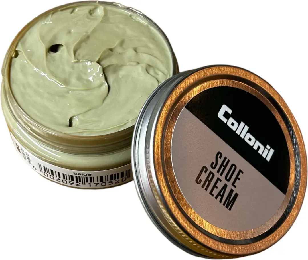 Shoe cream zandkleur Collonil kleur 052 Middel Beige 50ml