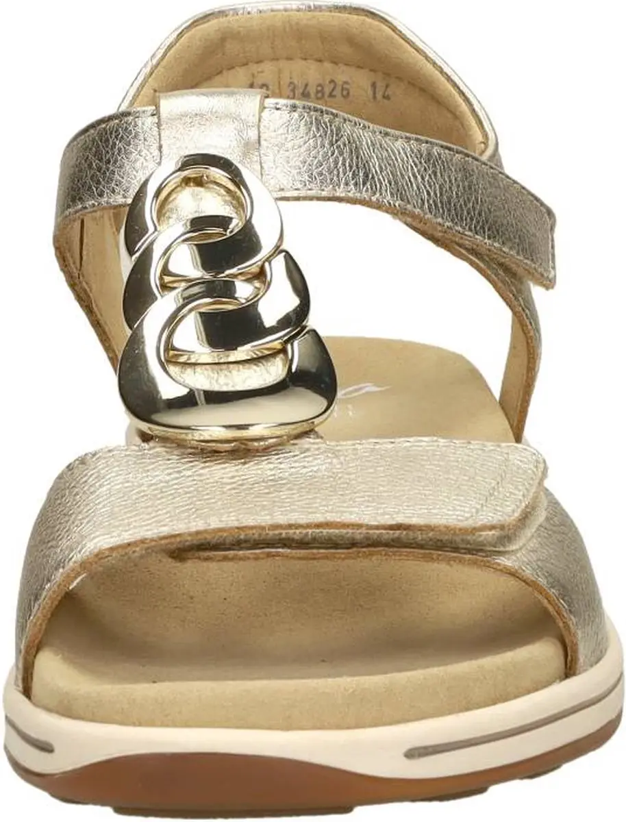Ara Osaka-S Sandalen Plat - Goudkleur - Maat 43 - afbeelding 6 van 6