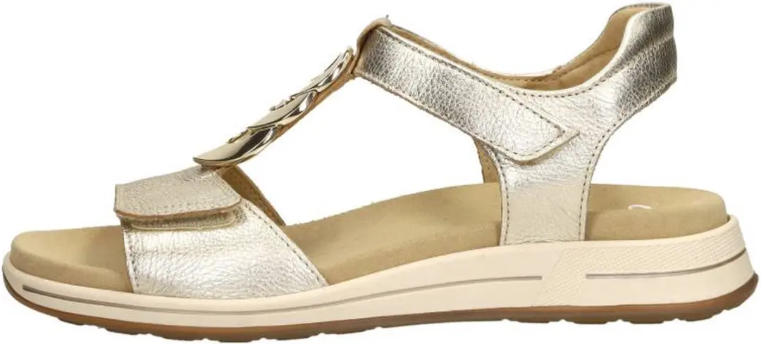 Ara Osaka-S Sandalen Plat - Goudkleur - Maat 43 - afbeelding 2 van 6
