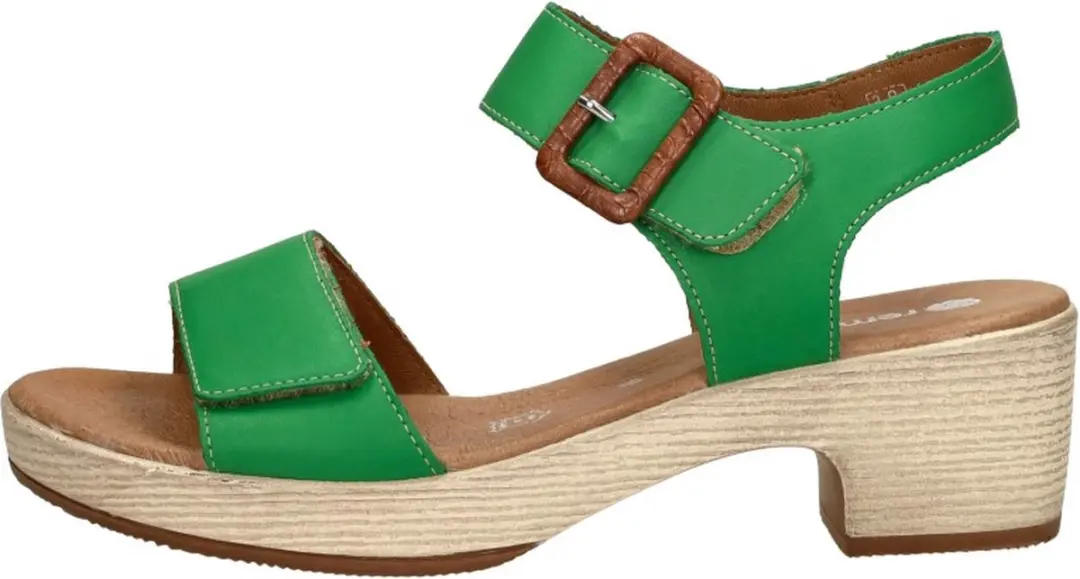 Remonte Sandalen Hak Sandalen Hak - groen - Maat 40 - afbeelding 2 van 6