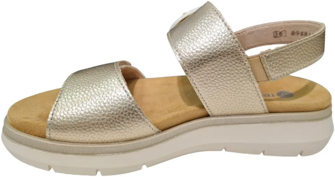Remonte Leren Dames Sandalen - Goud - 36 - afbeelding 4 van 6