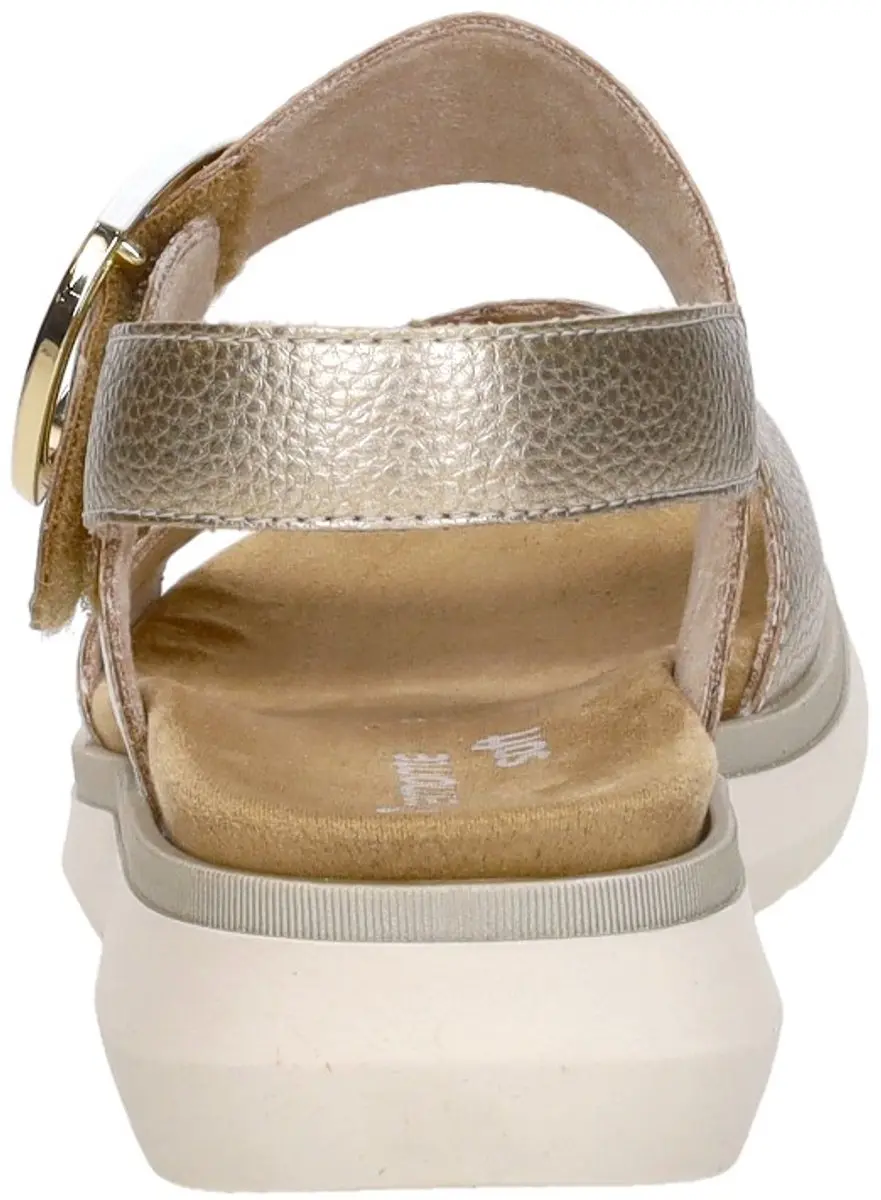 Remonte Leren Dames Sandalen - Goud - 36 - afbeelding 6 van 6