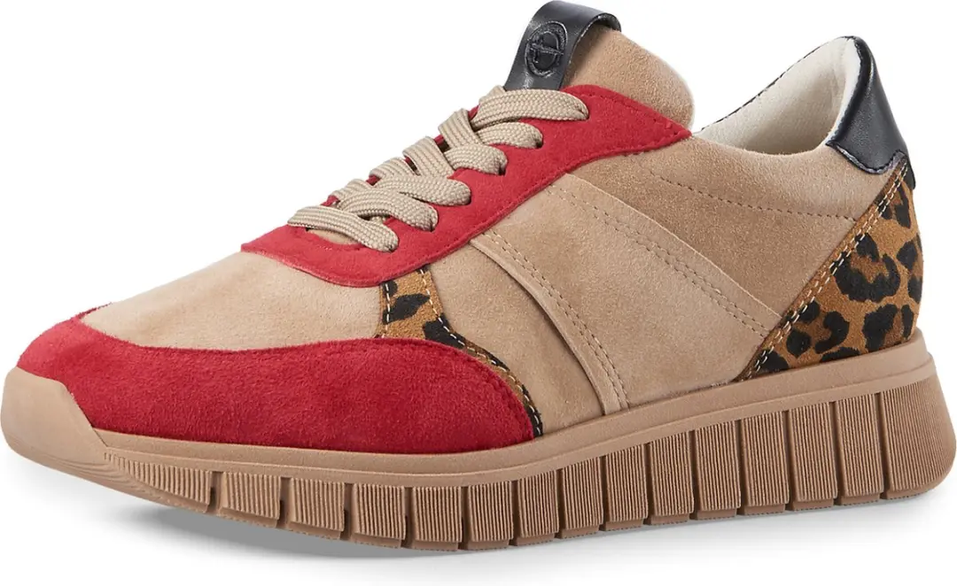 Tamaris 1-23717-43 344 Damesschoenen Laag Top Sneaker Damesschoenen M2371743 Tau