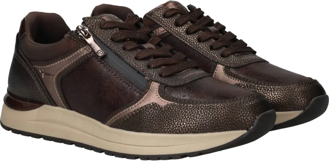 Tamaris Dames Sneakers - Bruin - Maat 41