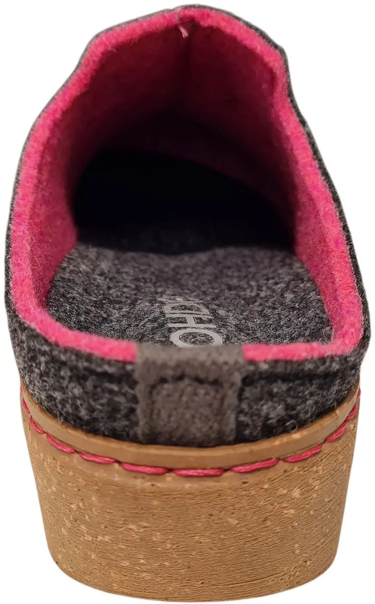 Rohde Pantoffels Grijs Synthetisch - Dames - Maat 36