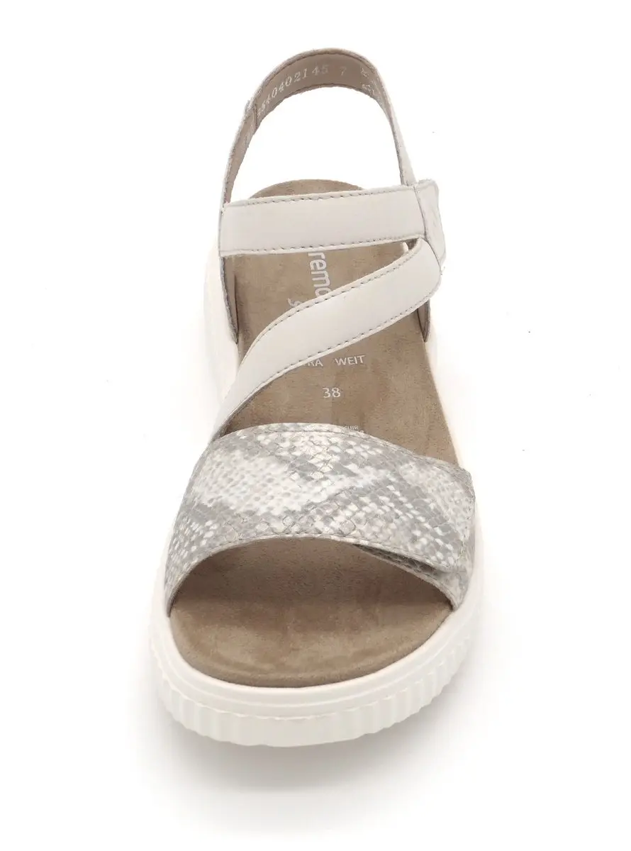 Remonte Dames Sandaal D3L51-60 - Lichtbeige - Wijdte H