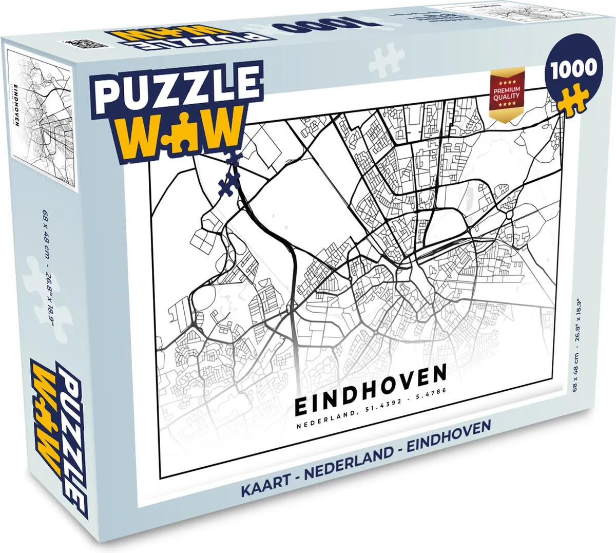 PuzzleWow Legpuzzel 1000 Stuks - Multicolor