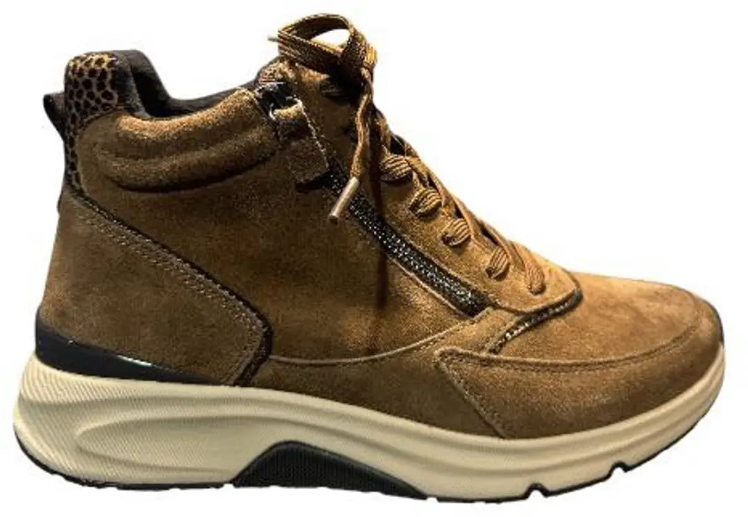 Gabor Rollingsoft 0803.04 Veterboots met rits - Bruin - Maat 42 - afbeelding 2 van 6