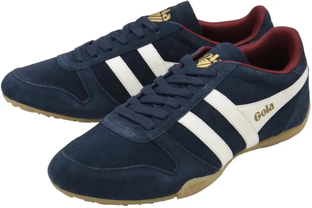 Gola Chase CMA406 Suède Sportschoenen - 43 - Marine/Offwhite/Diep rood - afbeelding 4 van 6
