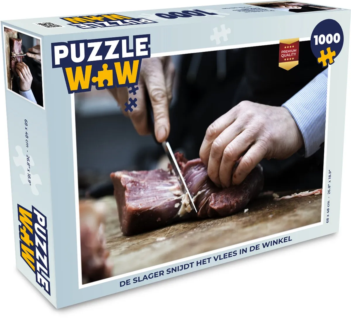 PuzzleWow Legpuzzel 1000 Stuks - Multicolor