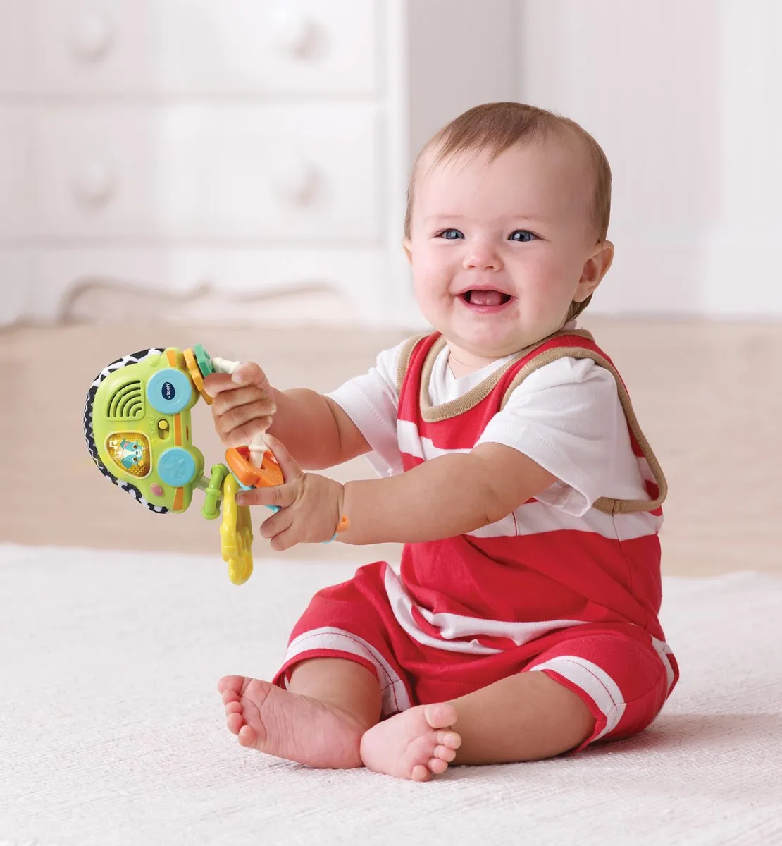 VTech Dierenvriendjes Rammelpret Sleutelbos - Educatief Speelgoed - Multi