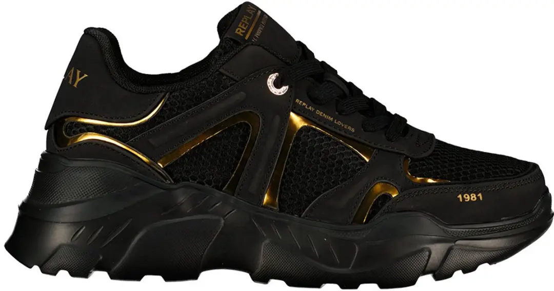 Replay Rs7z0008s Schoenen Zwart EU 37 Vrouw