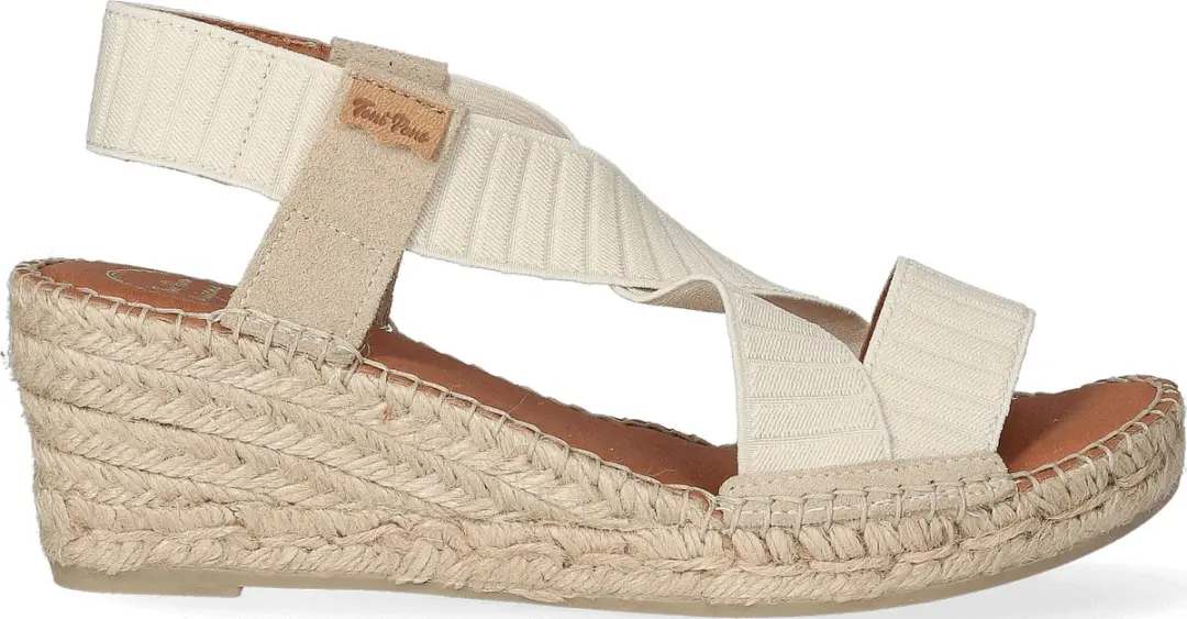 Toni Pons Tura-TR Dames Espadrilles Cru