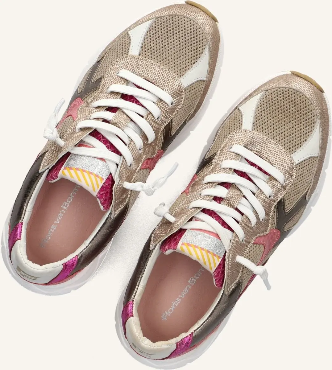 Floris van Bommel Daysi Sneakers Sfw-10152 - Goud - Maat 41