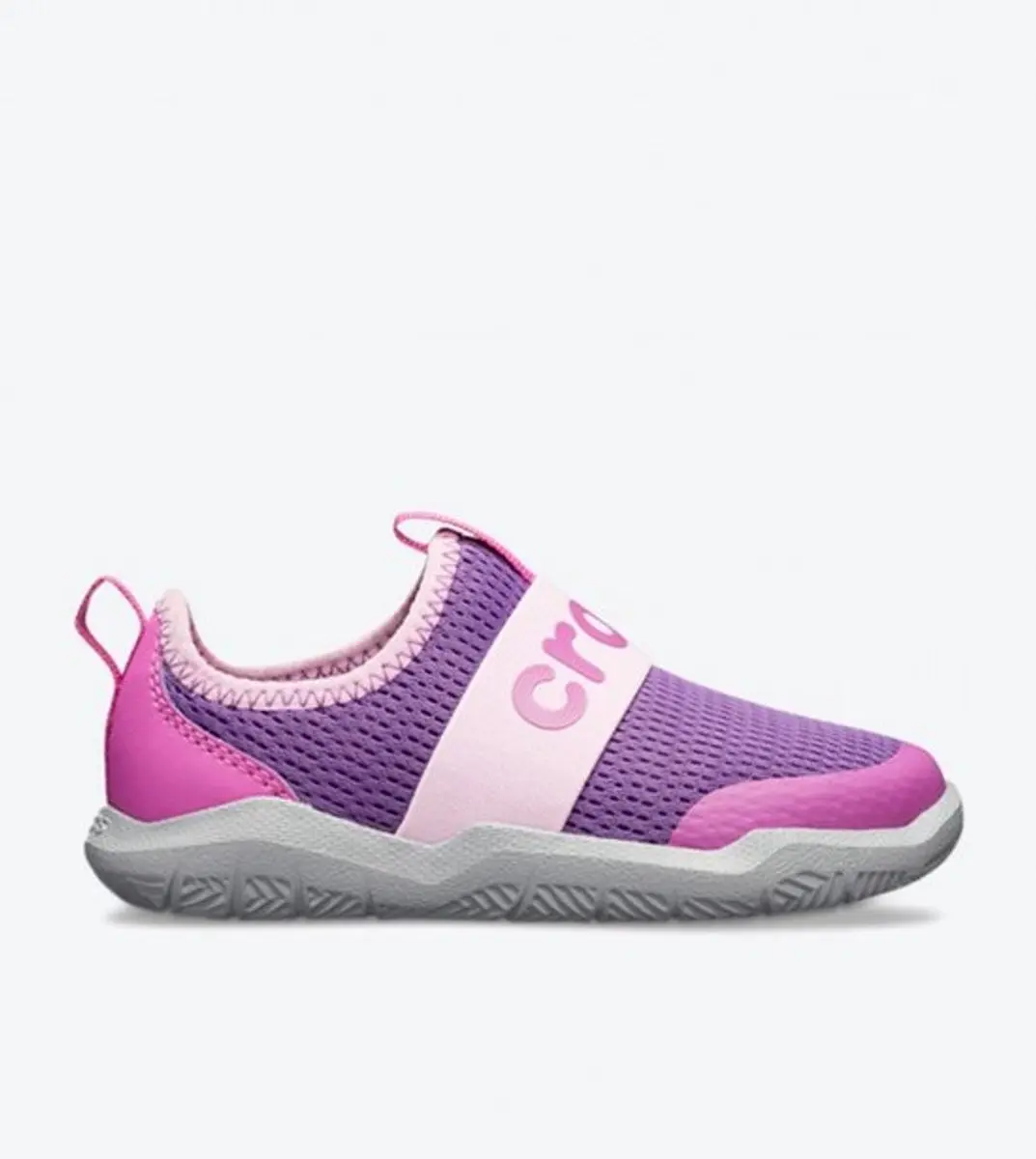Crocs Swiftwater Easyon Logo Shoe Paars Maat 33/34 US J2