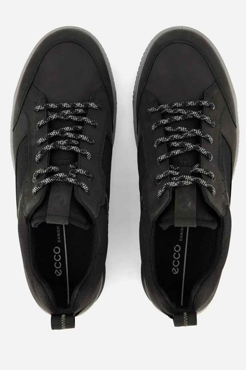 Ecco Byway Tred Sneakers zwart Nubuck - afbeelding 3 van 6