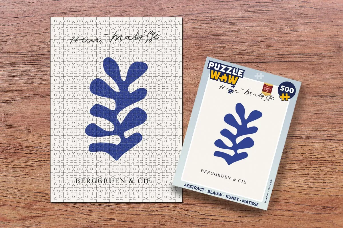 PuzzleWow Abstract Matisse Legpuzzel 500 Stuks - Multicolor
