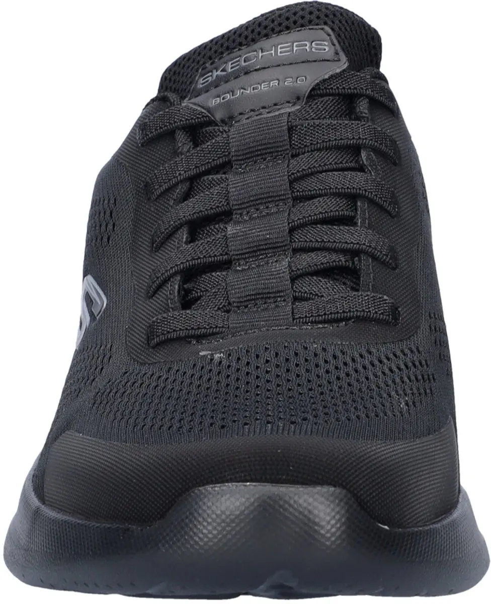 Skechers Hands Free Slip-Ins Bounder 232459-BBK Heren Sneaker - Zwart - afbeelding 6 van 6