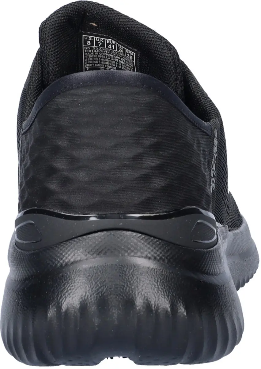 Skechers Hands Free Slip-Ins Bounder 232459-BBK Heren Sneaker - Zwart