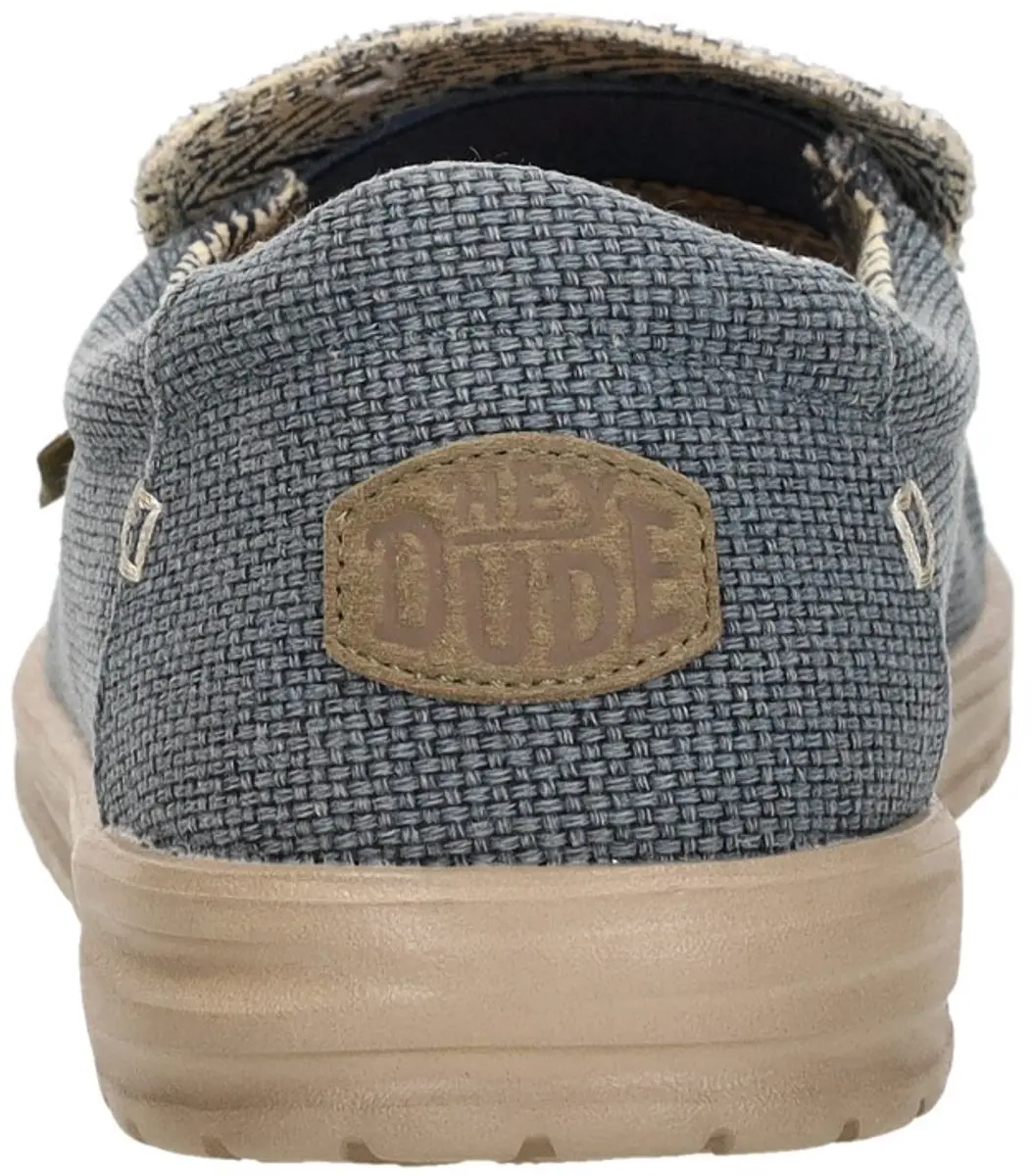 HEYDUDE Mikka Braided Sneakers - Blauw - Maat 46 - afbeelding 6 van 6