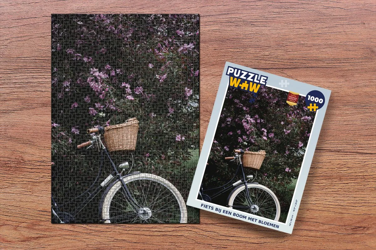 PuzzleWow Boom & Bloemen Legpuzzel 1000 Stuks - Multicolor