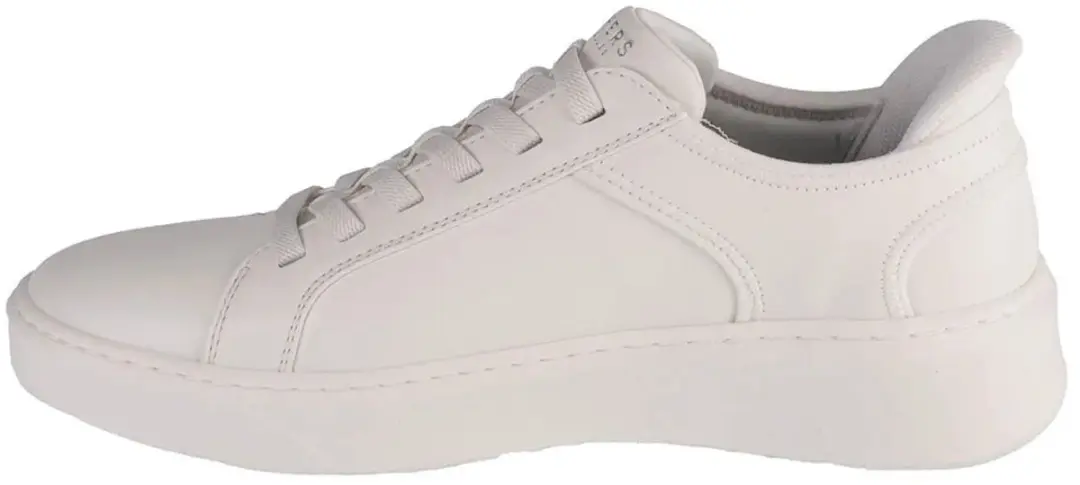 Skechers Slip-ins Court Break Heren Sneakers 183177-WHT - Wit - afbeelding 4 van 6