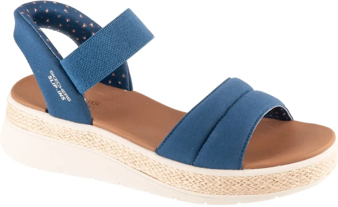 Skechers Slip-Ins: BOBS Sun Ray, Vrouwen, Marineblauw, Sandalen, maat: 39,5