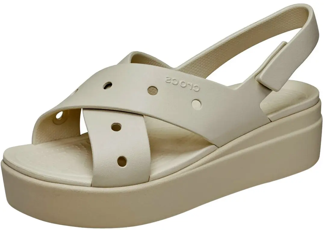Crocs Brooklyn 4U Sandalen 212254-2MC - 38/39 - Beige - afbeelding 3 van 6