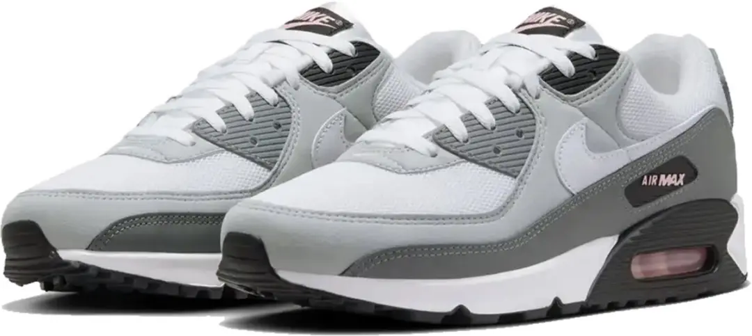 Nike Air Max 90 - 42.5 - Wolf Grey/Pink Foam/Smoke Grey - afbeelding 4 van 6