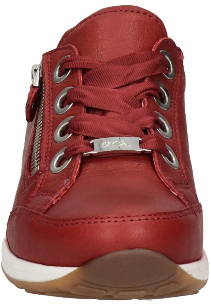 Ara Osaka High Soft Dames Sneaker - Rood - Maat 37,5