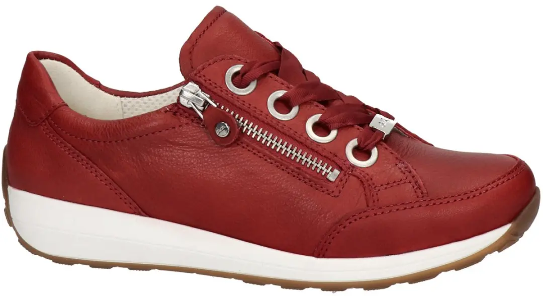 Ara Osaka High Soft Dames Sneaker - Rood - Maat 37,5