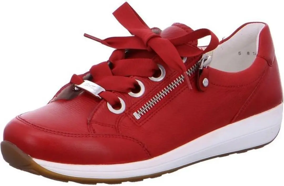Ara Osaka High Soft Dames Sneaker - Rood - Maat 37,5