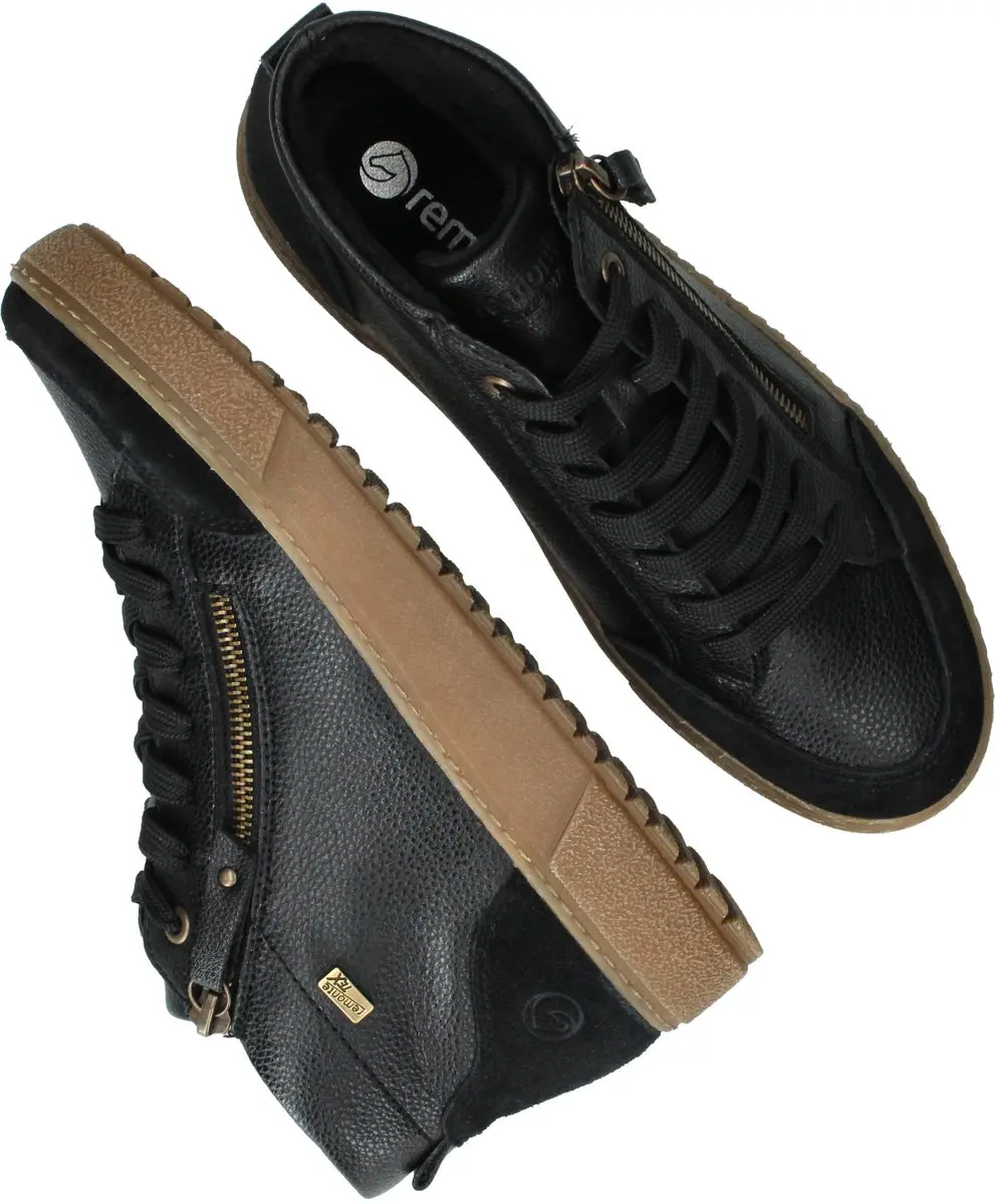 Remonte Veterschoenen Hoog - Zwart 39