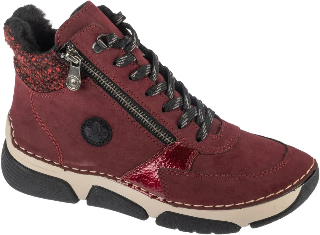 Rieker Booties 45960, Vrouwen, Kastanjebruin, Laarsjes, maat: 36