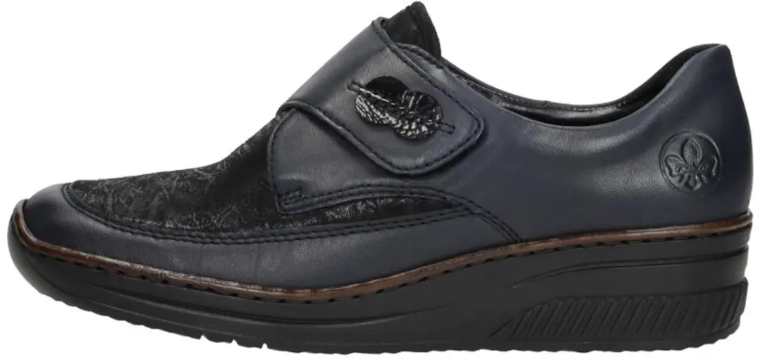 Rieker Dames Instappers 487C0 15 - Blauw