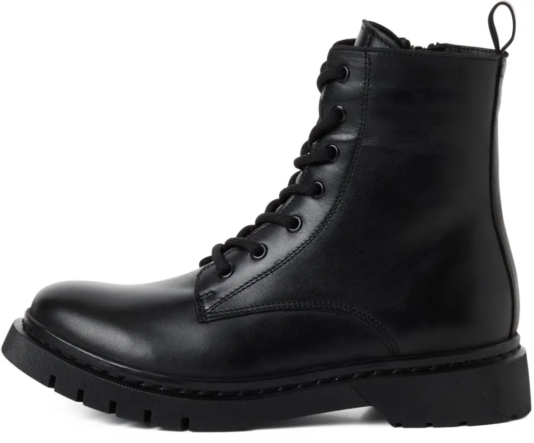 Tamaris ESSENTIALS-Dames Lace Boot Flat-LWG-zwart-Maat 40-uitneembare zool