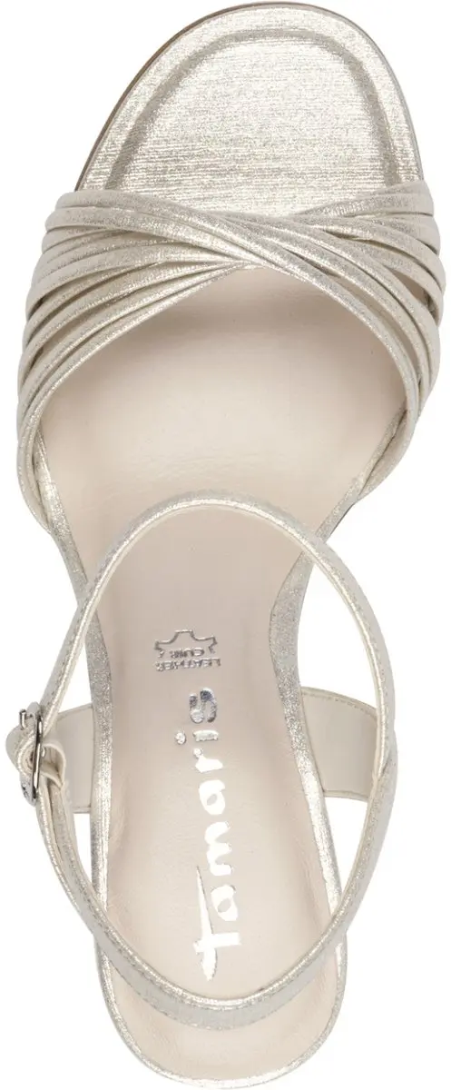 Tamaris Sandalen Hak - Goudkleur - Maat 37 - afbeelding 4 van 6