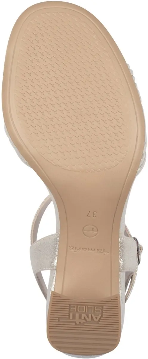 Tamaris Sandalen Hak - Goudkleur - Maat 37 - afbeelding 5 van 6