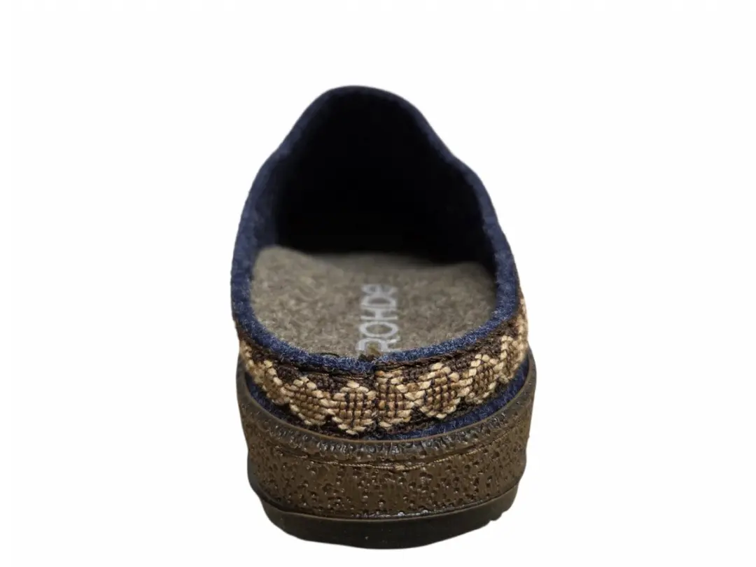 Rohde 6425 56 Pantoffels Blauw - Dames 38