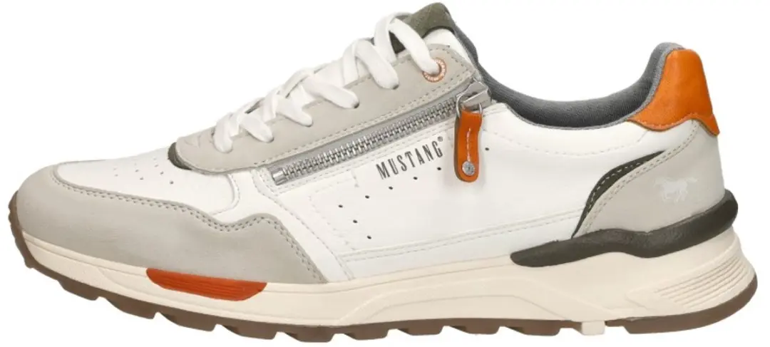 Mustang Sneakers Synthetisch - Wit - Maat 43 - afbeelding 2 van 6