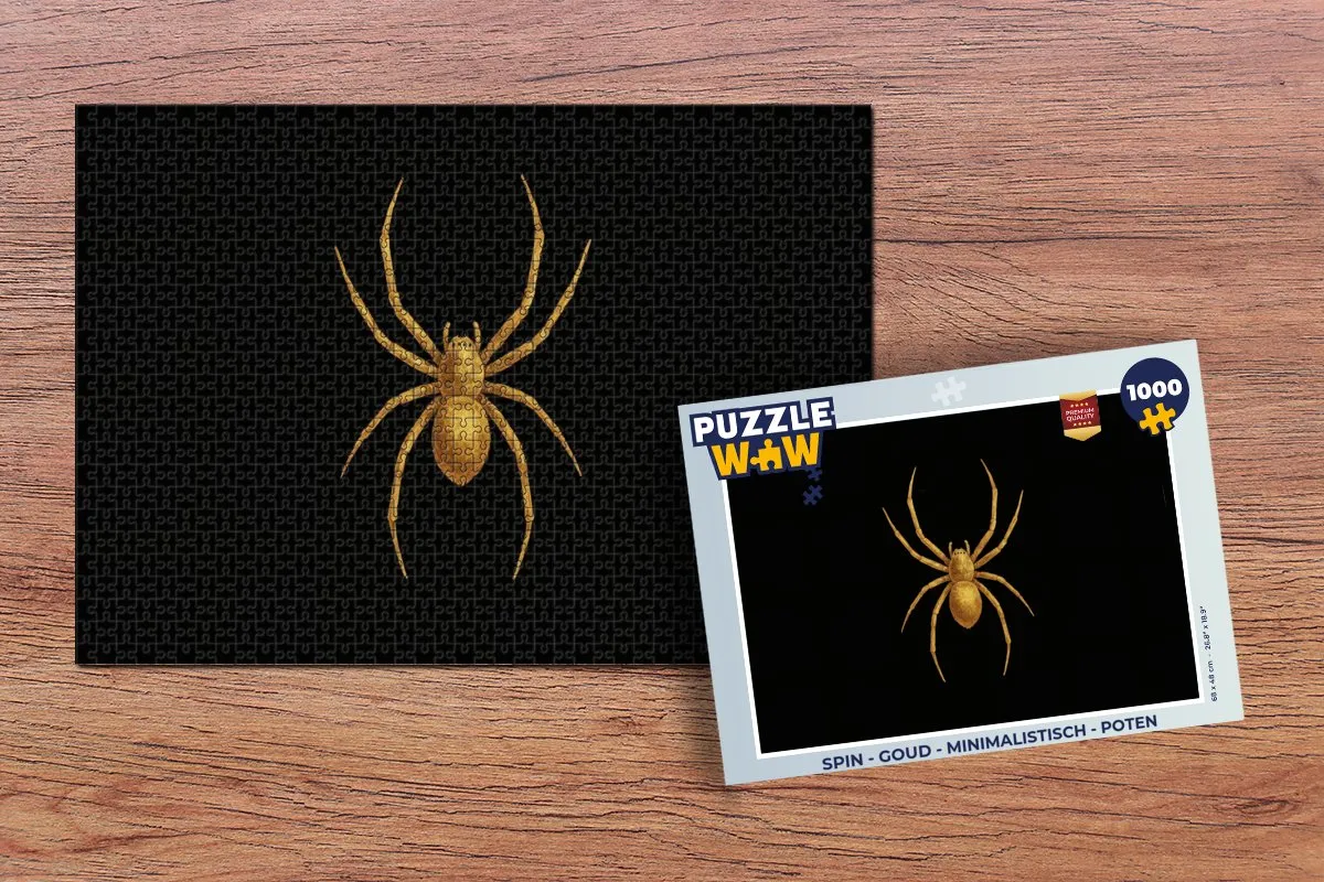 PuzzleWow Spin Legpuzzel 1000 Stuks - Minimalistisch