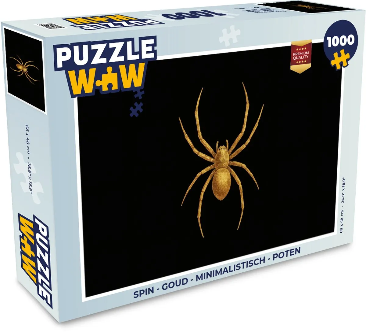 PuzzleWow Spin Legpuzzel 1000 Stuks - Minimalistisch