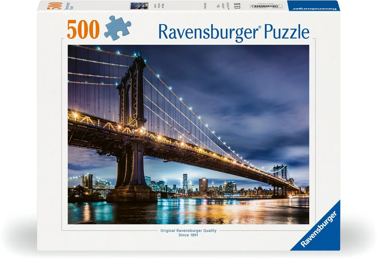 Ravensburger New York - The City that Never Sleeps Puzzel 500 Stuks - afbeelding 3 van 5